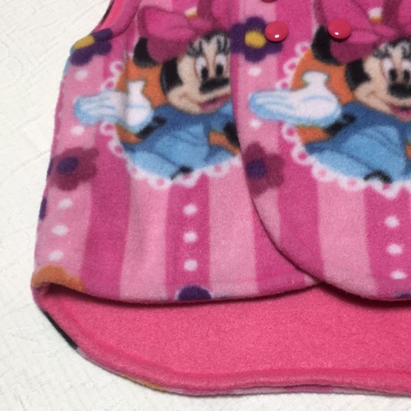 18m? (4/$20) Minnie Mouse Fleece Hooded Vest - Picture 3 of 16